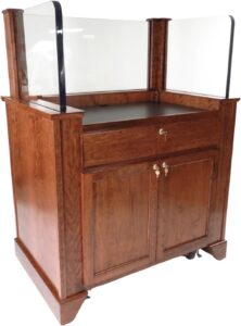 Image 1 of NIJ Level III bullet-resistant workstation