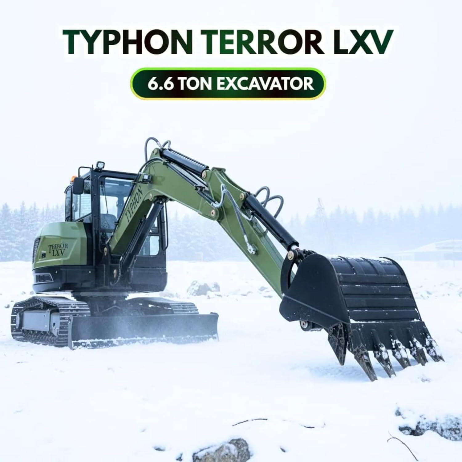 TYPHON Terror LXV 6.6 Ton excavator review,should I buy TYPHON Terror LXV excavator,TYPHON Terror LXV excavator pros cons,best mini excavator under 7 ton,TYPHON Terror LXV vs alternatives,TYPHON Terror LXV worth buying unboxing and complete package contents