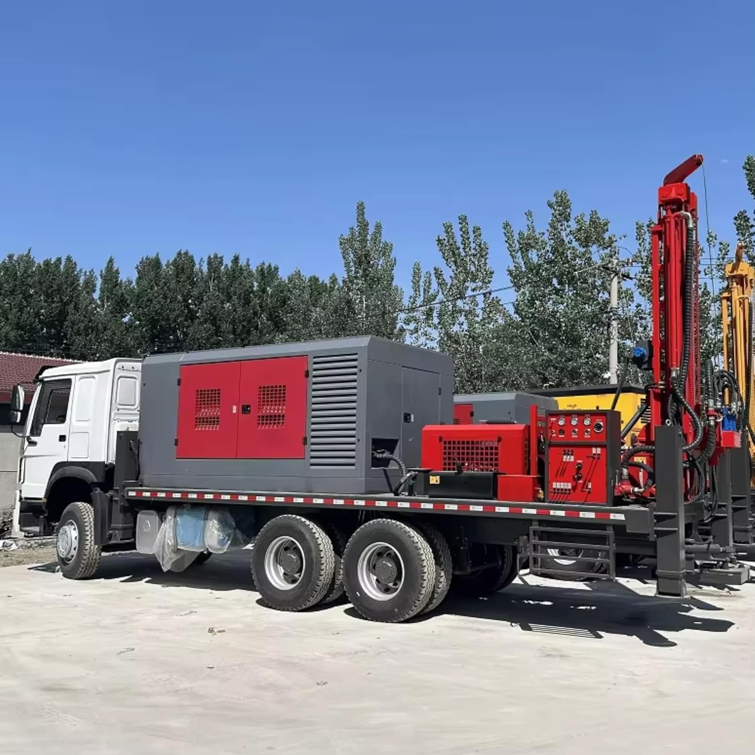 buy truck mounted water well drilling rig,best deep well drilling machine,hydraulic core drill rig pros cons,truck mounted drill rig worth buying,should i buy a water drilling rig,groundwater well construction equipment unboxing and complete package contents