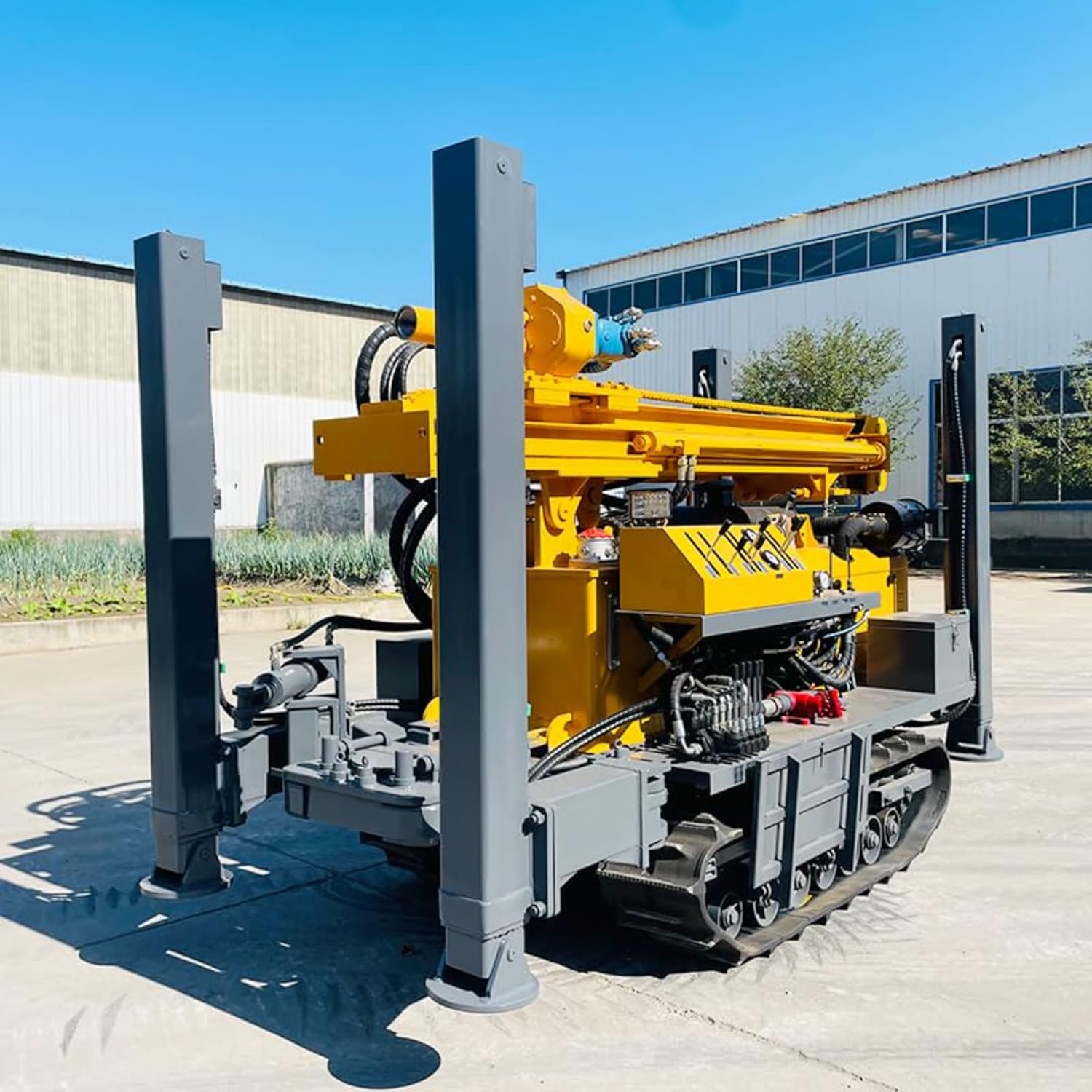 hydraulic water well drilling rig review,should I buy a hydraulic drilling rig,hydraulic water well drilling rig pros cons,best borehole drilling equipment,hydraulic drilling rig vs DTH,hydraulic drilling rig worth buying unboxing and complete package contents