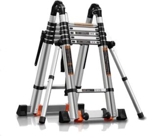 Image 1 of telescopic ladder review