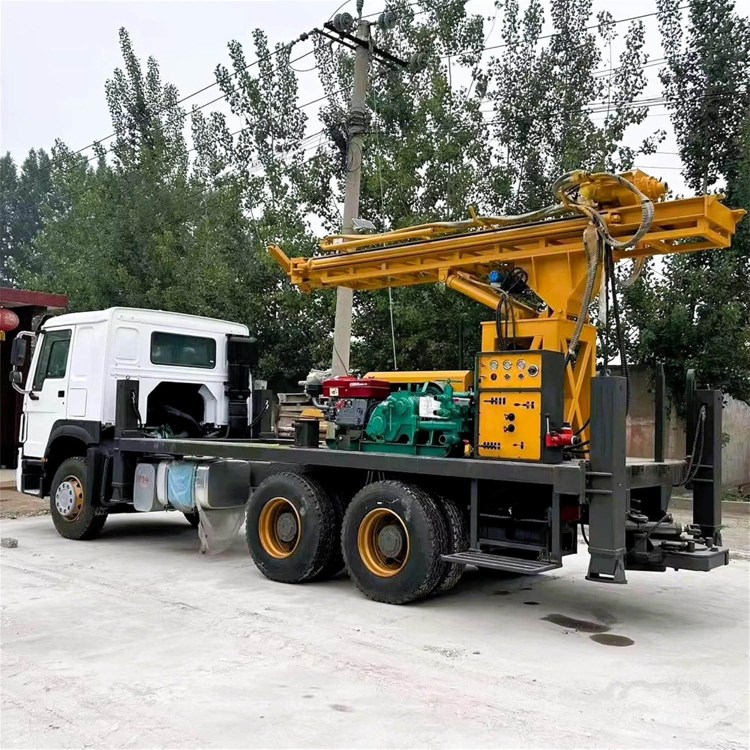 truck mounted drilling machine,heavy duty mobile well drill rig,geological exploration drilling equipment,300m borehole drilling rig,mining survey borehole machine,should I buy truck mounted drilling rig - detailed features and technical specifications