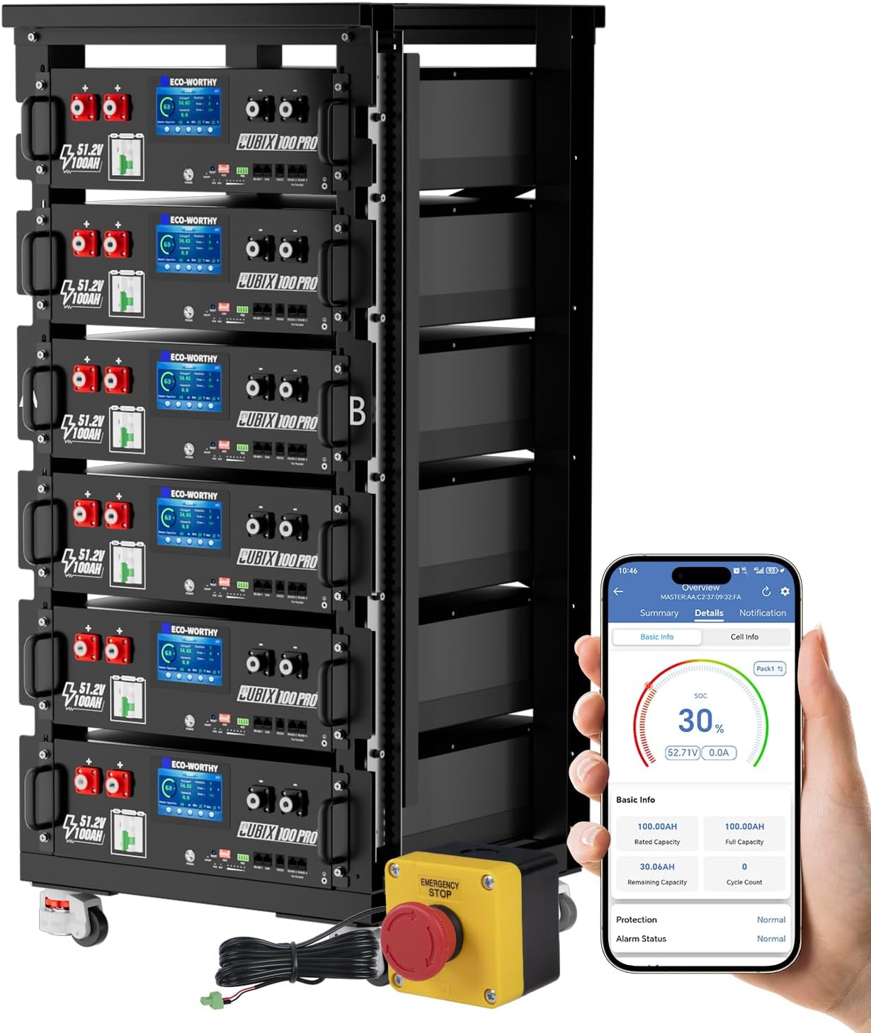 ECO-WORTHY 48V 100Ah server rack battery review,should I buy ECO-WORTHY server rack battery,ECO-WORTHY 48V 100Ah pros cons,best server rack battery for solar,ECO-WORTHY vs EG4 battery comparison,ECO-WORTHY battery worth buying - detailed features and technical specifications