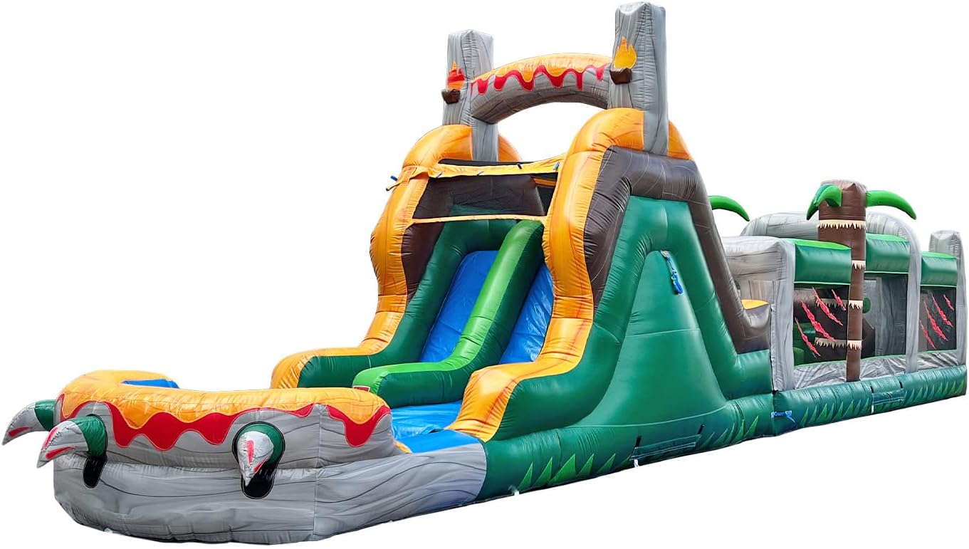 HeroKiddo T-Rex inflatable obstacle course review,HeroKiddo obstacle course review and rating,HeroKiddo T-Rex inflatable review honest opinion,HeroKiddo T-Rex course review pros cons,is HeroKiddo T-Rex obstacle course worth buying,HeroKiddo T-Rex inflatable review verdict - detailed features and technical specifications