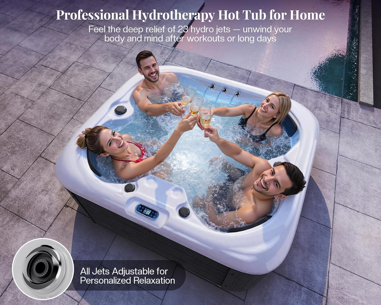 Step-by-step guide for Jocisland 4 person outdoor hot tub,Jocisland hot tub review,should I buy Jocisland hot tub,Jocisland hot tub pros cons,best plug and play hot tub,Jocisland hot tub worth buying - complete tutorial