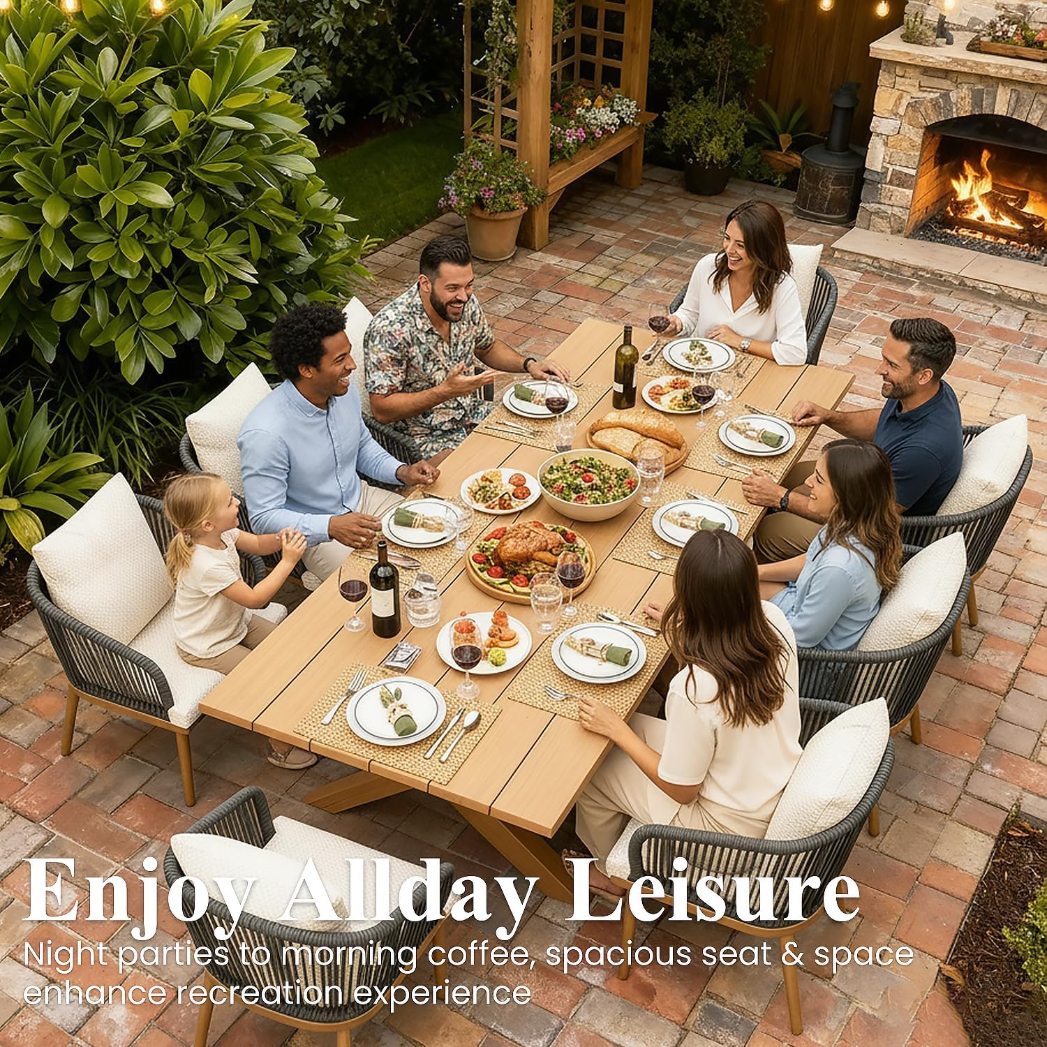 LayinSun Patio Dining Set review, LayinSun outdoor dining set review and rating, is LayinSun patio set worth buying, LayinSun 9 piece dining set review pros cons, LayinSun patio furniture review honest opinion, LayinSun dining set review verdict unboxing and complete package contents