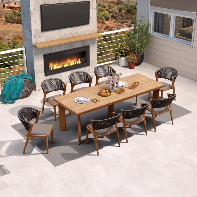 PURPLE LEAF 8-Piece Patio Dining Set Review: Pros & Cons 42 Image 1 of PURPLE LEAF 8-piece patio dining set review