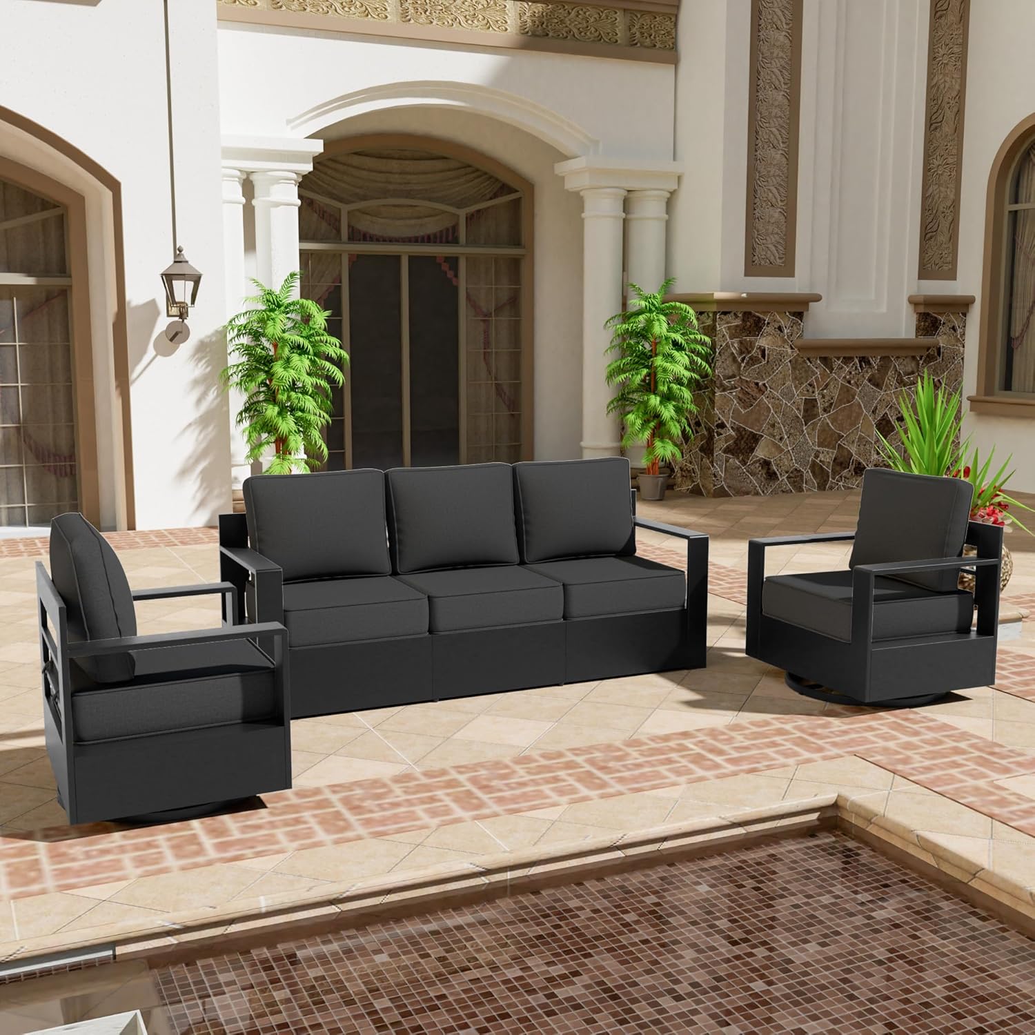 Qsoer patio conversation set review,Qsoer patio set review and rating,is Qsoer patio set worth buying,Qsoer outdoor furniture set review pros cons,Qsoer aluminum furniture set review honest opinion,Qsoer 3 piece conversation set review verdict unboxing and complete package contents