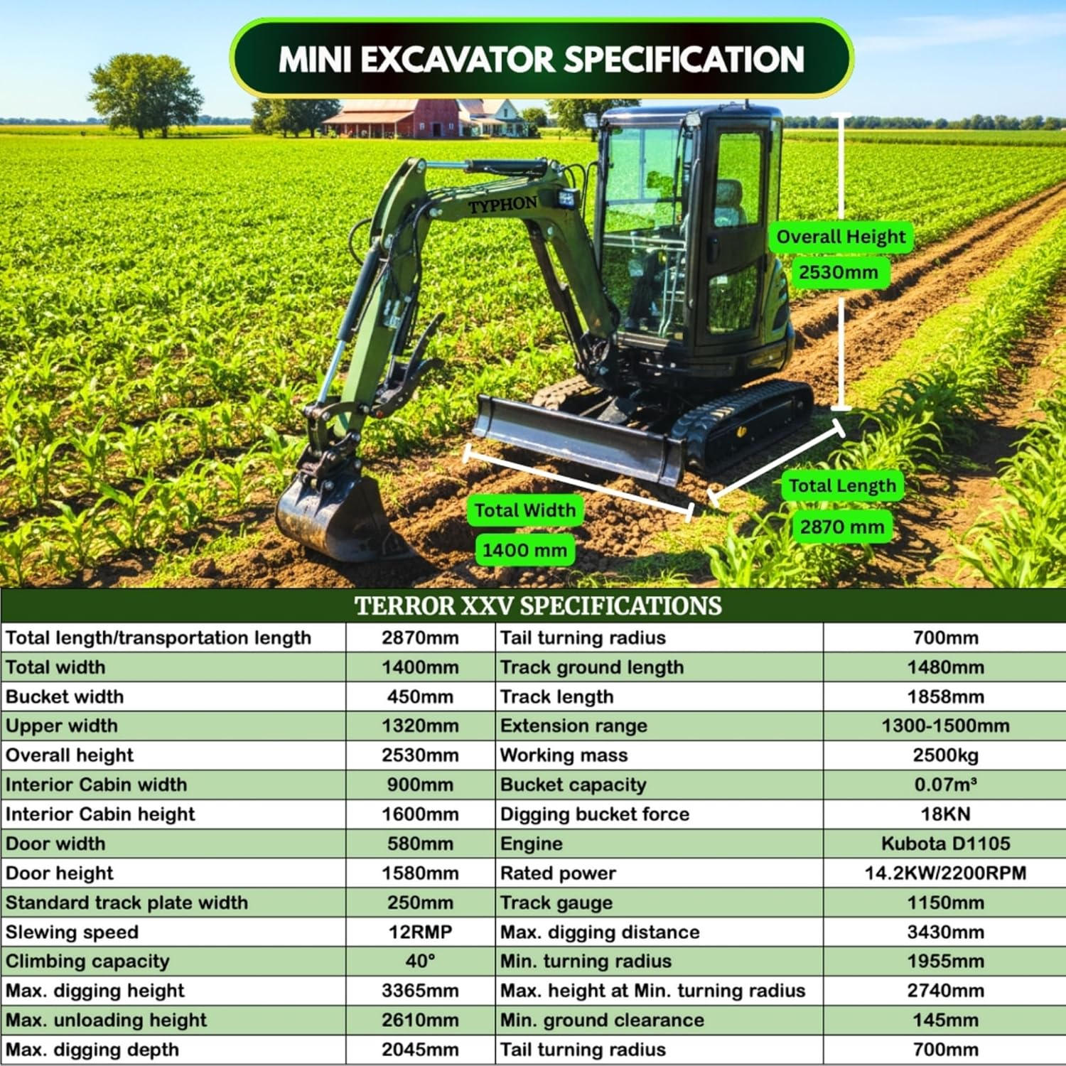 Typhon Terror mini excavator review,should I buy Typhon Terror excavator,Typhon Terror vs alternatives,Typhon Terror mini excavator pros cons,Typhon Terror worth buying,best 2.7 ton mini excavator performance testing and real-world results