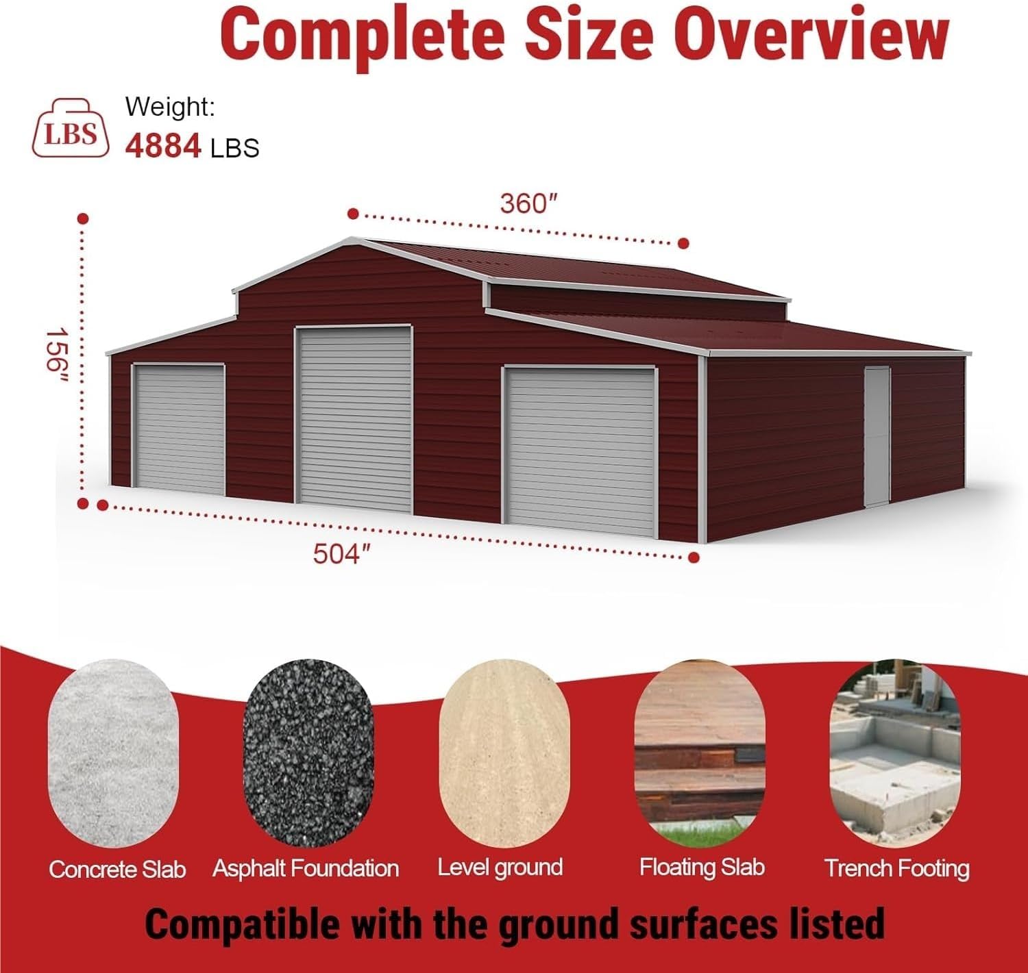 Yuntu Rapid Drive 42x30FT barn garage review,42x30FT metal storage shed worth buying,heavy-duty steel barn garage pros cons,best large RV garage storage,should I buy a 42x30FT barn garage,Yuntu Rapid Drive metal building alternatives unboxing and complete package contents