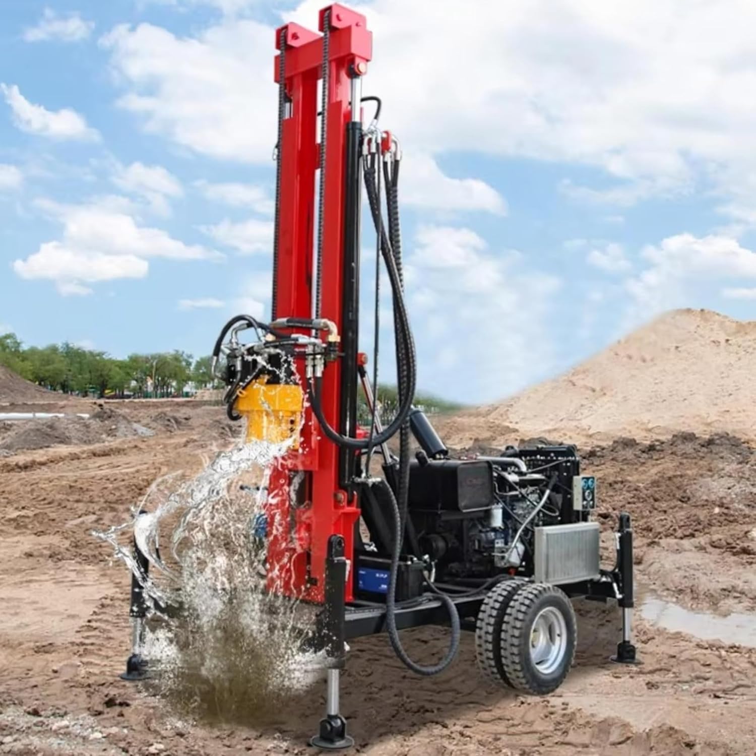 buy hydraulic water well drilling rig,should I buy a hydraulic water well drilling rig,hydraulic water well drilling rig vs alternatives,hydraulic water well drilling rig pros cons,hydraulic water well drilling rig worth buying,best compact borehole drilling machine - detailed features and technical specifications