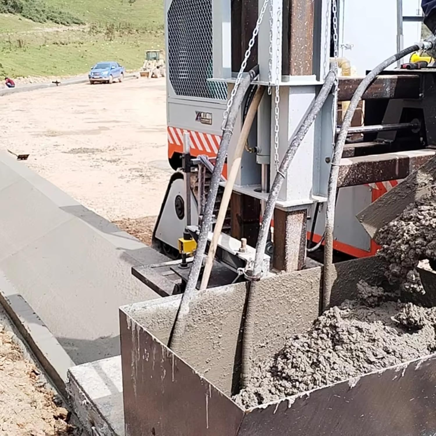 concrete curb slipform machine,buy concrete curb slipform machine,concrete curb slipform machine pros cons,all terrain curb paver vs alternatives,should I buy a tracked curb paver,best curb and gutter paving equipment unboxing and complete package contents