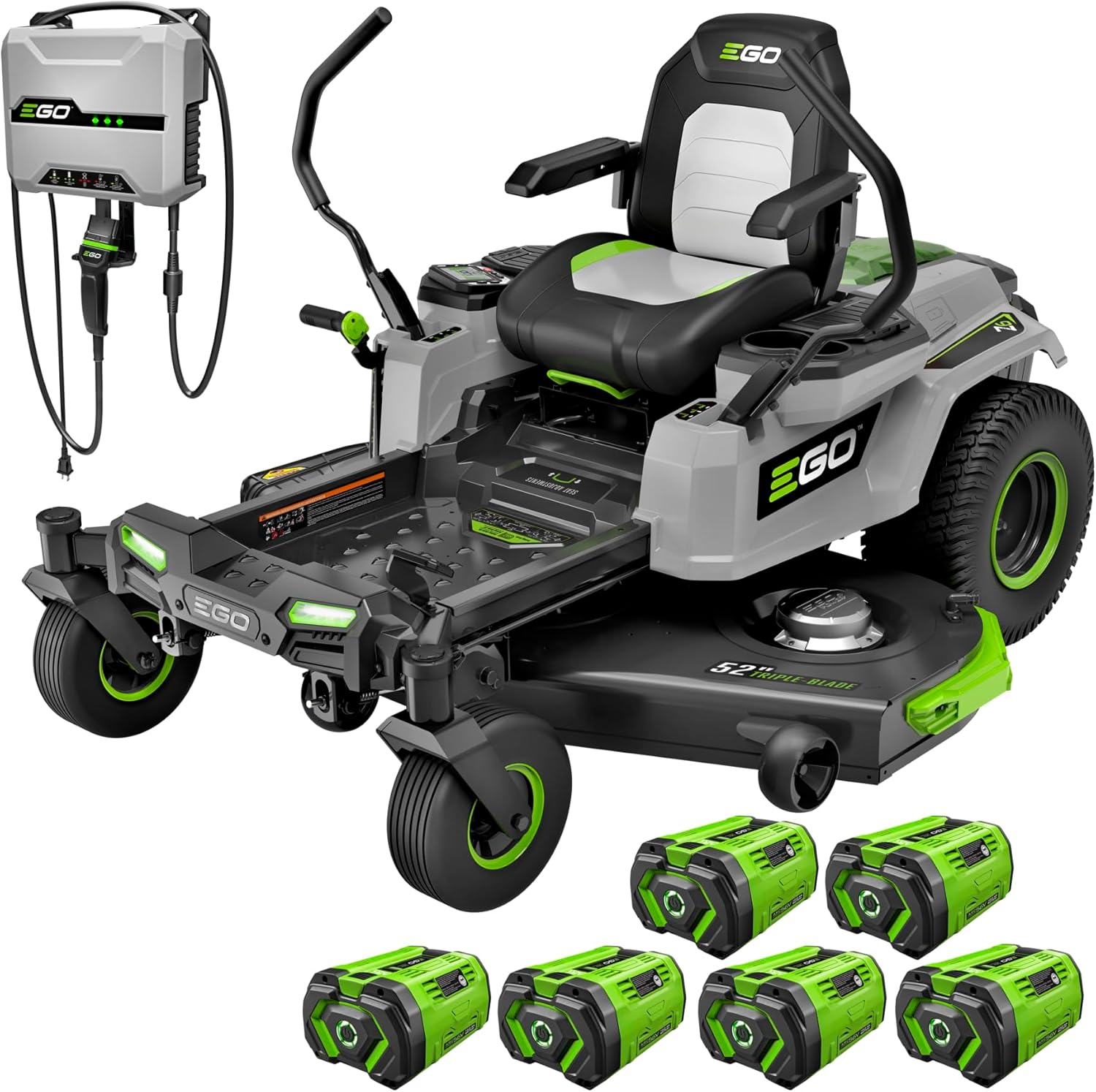 ego power+ z6 zero turn mower review,ego z6 zero turn riding mower pros cons,is ego z6 worth buying,ego z6 mower vs gas zero turn,best battery powered zero turn mower,how long do ego z6 batteries last - detailed features and technical specifications