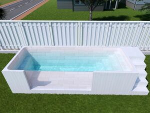 Image 1 of fiberglass swimming pool