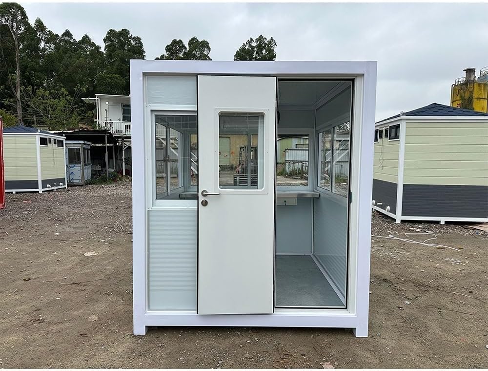 guard booth with AC and heating,should I buy a guard booth with AC,guard booth with AC and heating pros cons,portable security booth with AC,best guard booth for outdoor use,guard booth with AC worth buying unboxing and complete package contents