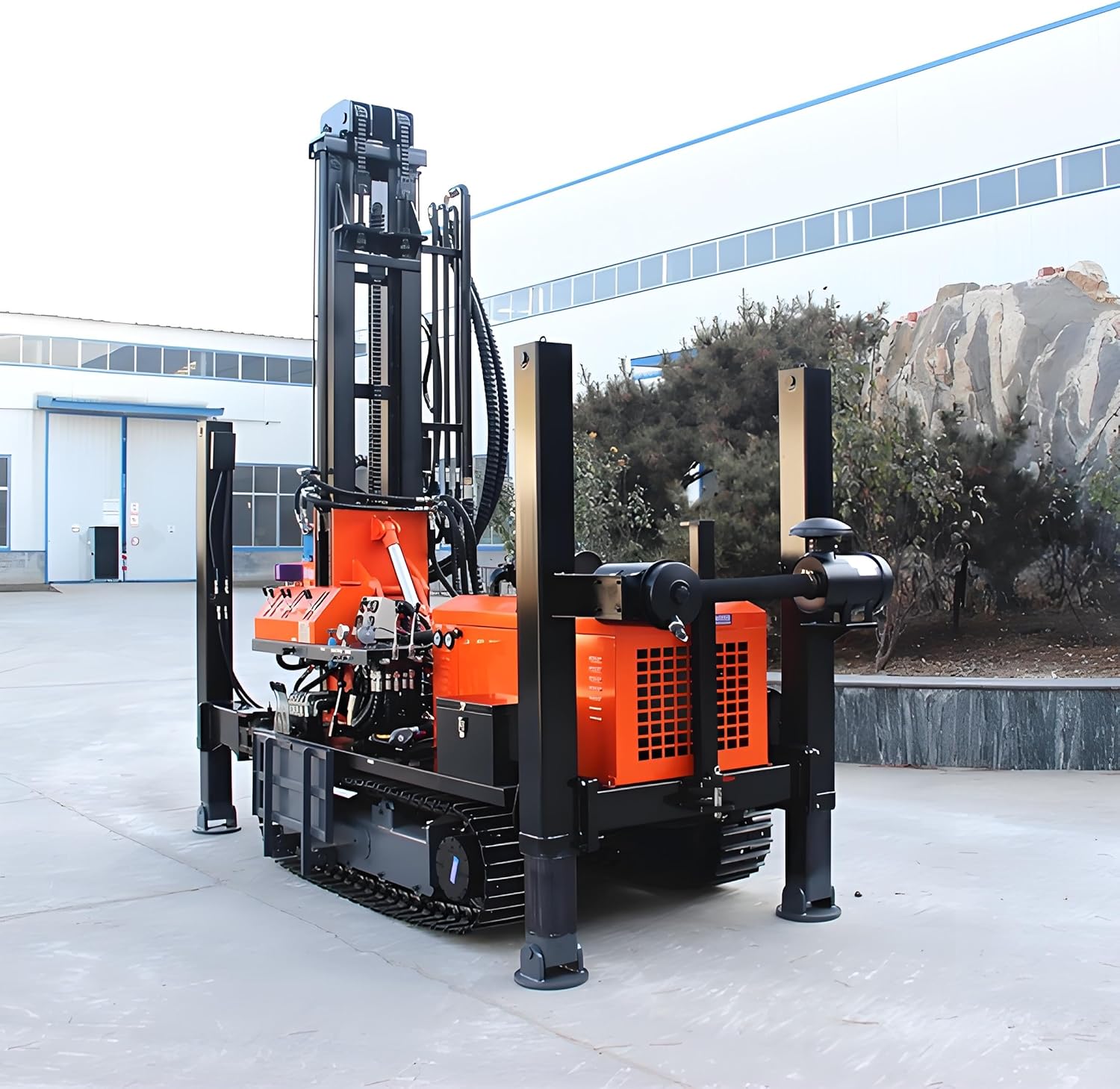 mini borehole drilling rig review,portable crawler well drilling machine,should I buy a mini borehole drill,mini drilling rig pros cons,compact ground drill vs alternatives,best portable well drilling machine unboxing and complete package contents