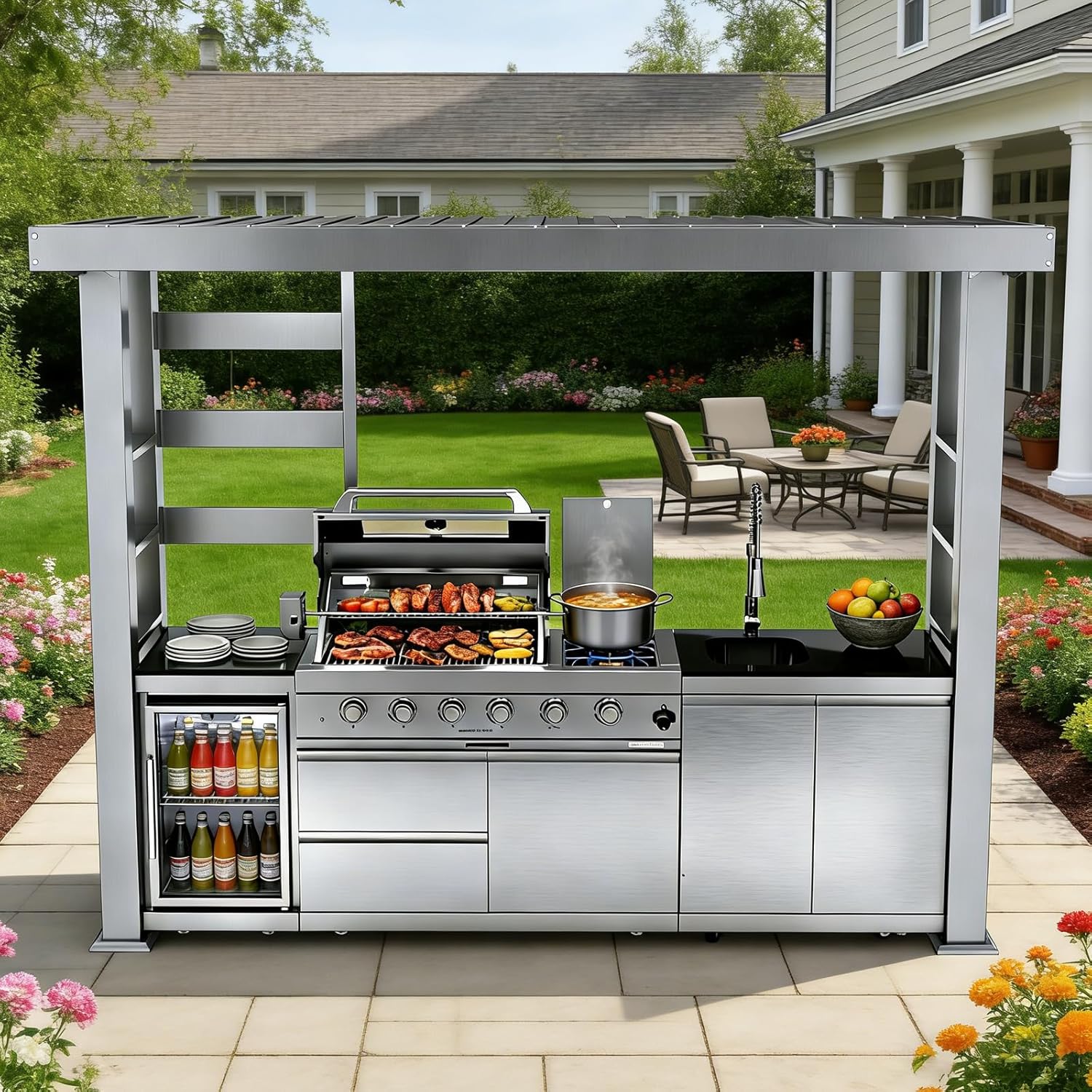 Step-by-step guide for outdoor kitchen island with grill,best outdoor kitchen island,outdoor kitchen island pros cons,should i buy outdoor kitchen island,outdoor kitchen island worth buying,outdoor kitchen island vs built-in - complete tutorial