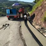 Image 1 of semi-automatic concrete curb machine