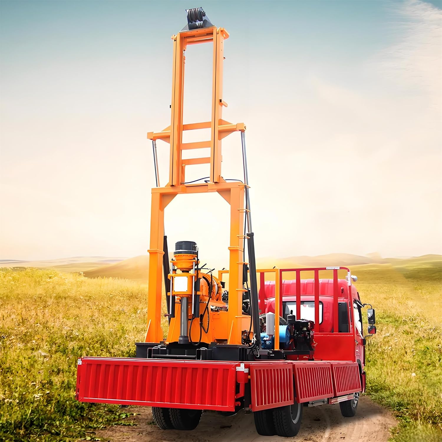 truck mounted water well drilling rig,water well drilling rig for sale,borehole drilling machine mobile,truck mounted drill rig pros cons,should I buy a truck mounted water well rig,best truck mounted drilling rig for farm irrigation unboxing and complete package contents