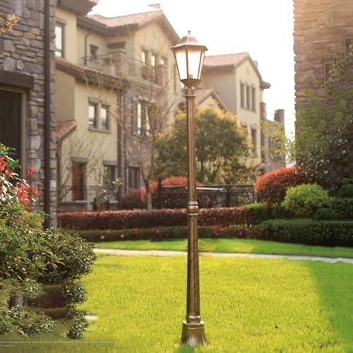 vintage outdoor lamp post light review,antique street lamp post worth buying,vintage lamp post pros cons,best outdoor pole lights for garden,should I buy OGMOYT outdoor lamp,triple head lamp post vs alternatives unboxing and complete package contents